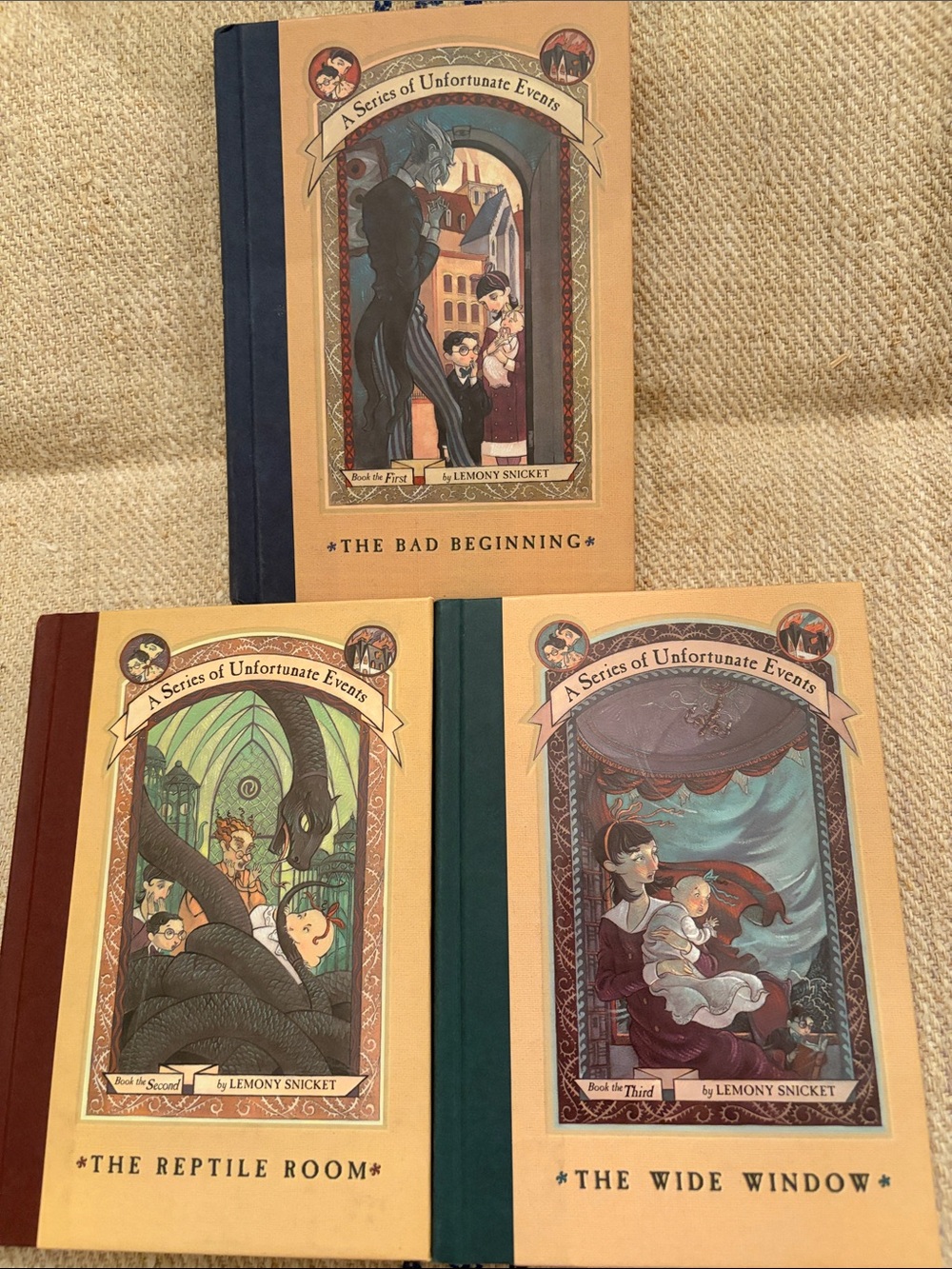 A Series of Unfortunate Events Hardcover Book Set First Edition Later printing